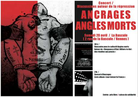 Ancrages / Angles morts - Rennes le 20 avril