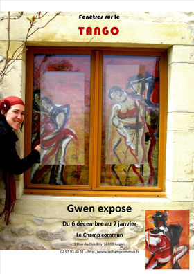 affiche expo Gwen décembre