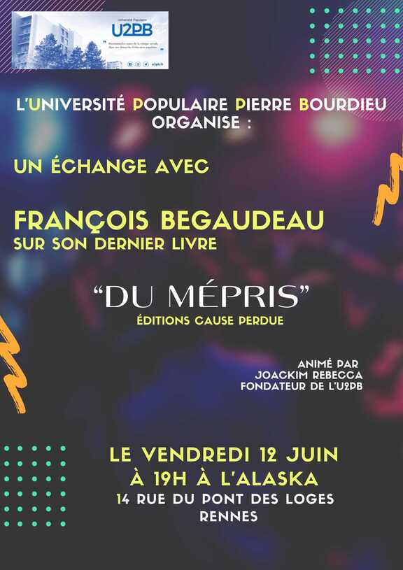 Discussion avec François Bégaudeau