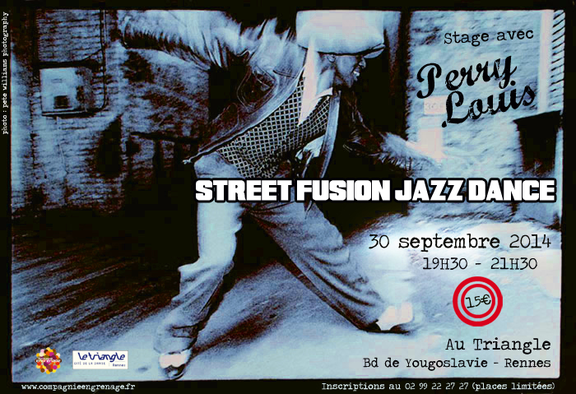 stage de street fusion jazz dance avec Perry Louis