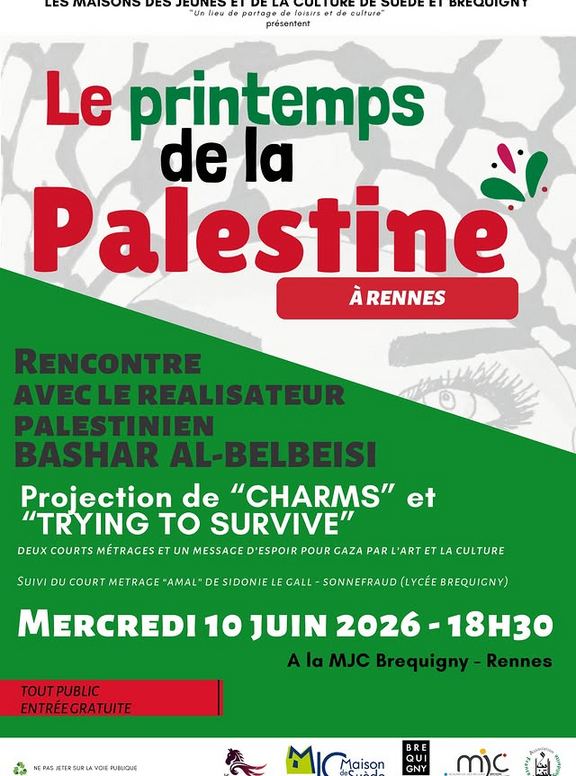 Le Printemps de la Palestine Diffusion de court-métrages et échanges avec le réalisateur
